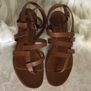 Sergio rossi NEW leather‎ sandals made in Italy​​​​​​